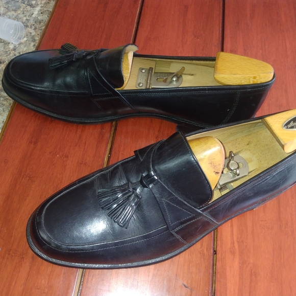 Johnston & Murphy  Mens Black Tassel Slipon Dress Loafer 12M (102) main image 6